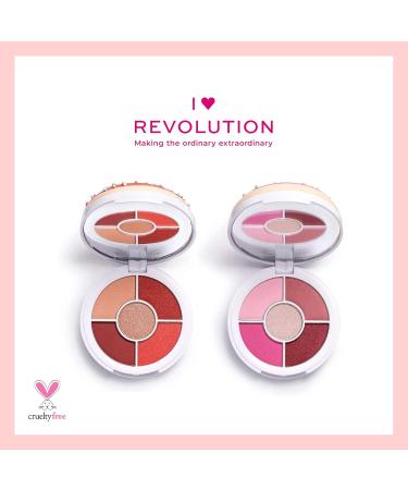 Heart Revolution Donuts Strawberry Sprinkles Eyeshadow Palette - 16.15g | International Shipping Available - Buy Online on GoSupps.com