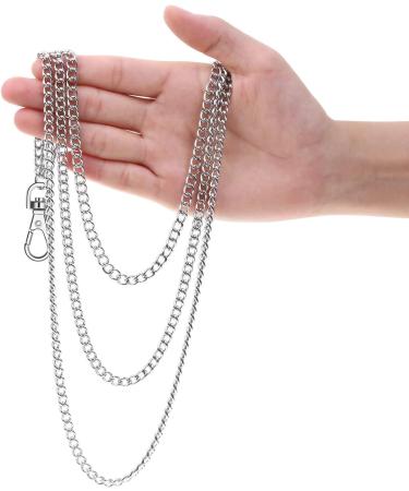 Anezus 3pcs Belt Chain Pocket Chains for Wallet Pants Jeans - Goth Accessories for Eboy Egirl Men and Women - Buy Online on GoSupps.com