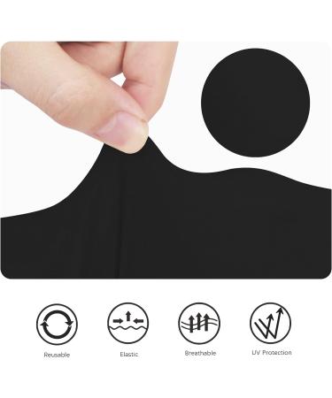 Arqumi UV Gloves for Gel Nails - 2 Pairs of Fingerless, Black UV Protection Gloves for Gel Manicures - Buy Online on GoSupps.com