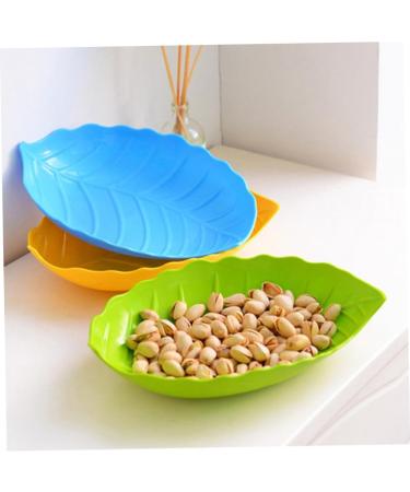 ABOOFAN 10pcs Fruit Plate Candy Snack Dish Kitchen Accessories Candy Plate Leaves - Buy Online on GoSupps.com