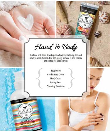 Dionis Vanilla Bean Scented Goat Milk Hand & Body Cream 3.3 oz | Made in USA | Cruelty-Free & Paraben-Free - Buy Online on GoSupps.com
