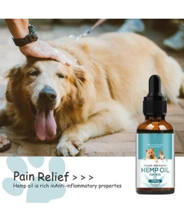 The PawStore 100% Natural Organic Hemp Oil for Pet Dogs and Cats Anxiety Flavor Nutty - Buy Online on GoSupps.com