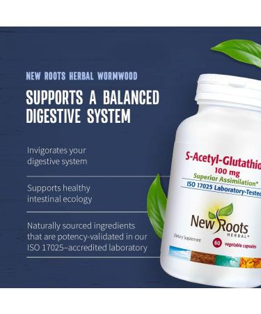 Buy NEW ROOTS HERBAL S-Acetyl-Glutathione 100mg | Boost Immunity & Healthy Aging | 60 Veg Caps - Fast International Shipping - Buy Online on GoSupps.com