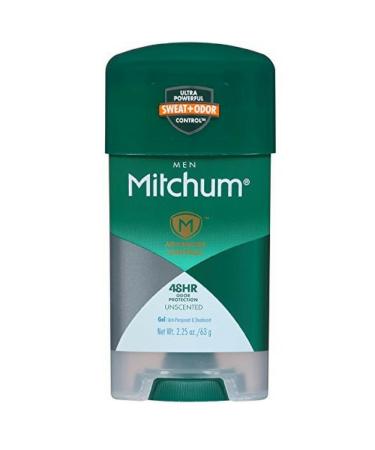 (Pack of 4) Mitchum Power Gel Anti-Perspirant Deodorant Unscented 2.25 ozPackaging may vary)