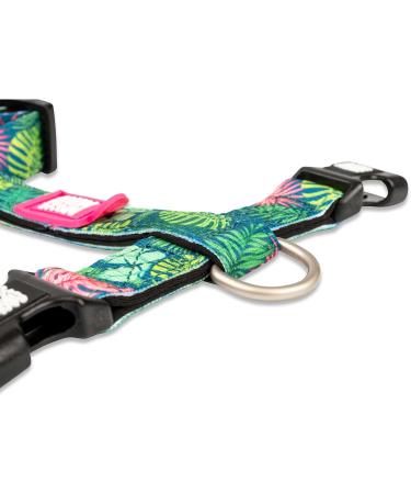 Max & Molly H-Shaped Dog Harness - Ultra Comfortable Neoprene for Large Dogs | Padded Lightweight & Safe - Tropical Design - Buy Online on GoSupps.com