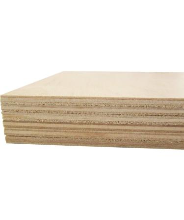 Premium Baltic Birch Plywood 3mm - 12x18 - 6 Flat Sheets - B/BB Grade Veneer for DIY Arts & Crafts, Woodworking, Laser Cutting Projects - Buy Online on GoSupps.com