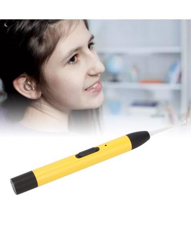 Earwax Remover Light LED Light Earpick Double Light Source Yellow Portable Lighted Ear Wax Remover