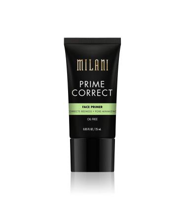 Milani Prime Correct Face Primer - Corrects Redness + Pore-Minimizing (0.85 Fl. Oz.) Vegan  Cruelty-Free Face Makeup Primer to Color Correct Skin & Reduce Appearance of Pores