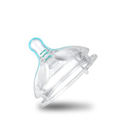 Gulicola Natural Glass Baby Bottle with Protective Silicone Sleeve  Varibale Flow Nipple  Wide Neck  7 oz  White - Buy Online on GoSupps.com