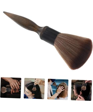 Housoutil Hair Brush Duster Barbers Brush Haircut Brush Hair Cutting Brush Neck Brush Barber Long Handle Wood Accessories - Buy Online on GoSupps.com