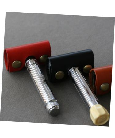 Portable Leather Shaving Bag - Scratch-Resistant Razor Shell & Storage Sleeve - 2 Piece | SESESFOUFU - Buy Online on GoSupps.com