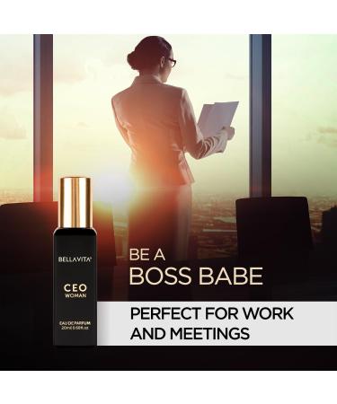 Luxury Ceo Woman Eau De Parfum Liquid Perfume With Bergamot Tonka & Vanilla|Premium Long Lasting Woody & Fruity Fragrance Scent For Women 20ML - Buy Online on GoSupps.com