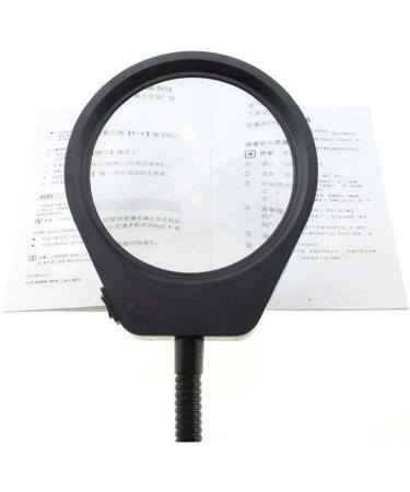 Lightweight Magnifying Glass 10 Times Desktop Magnifying Glass with Led Light Hd Optical Glass Lens for Reading Newspaper Lofty Ambition - Buy Online on GoSupps.com