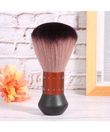 Neck Brush Professional Neck Brush Hairdressing Brush Fiber Hair Dust Cleaning Sweeping Brush Neck Face Hair Removal Brush for Barber Shop and Hairdressers