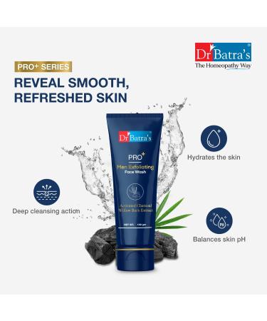 Dr Batra's PRO+ Men Exfoliating Face Wash 100 gm - Revitalize Your Skin | International Shipping Available - Buy Online on GoSupps.com