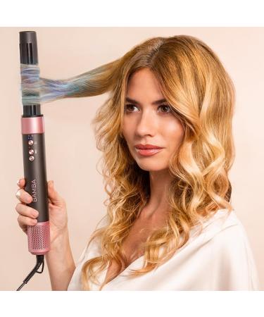 Cecotec Multifunction Hair Dryer & Styler | Air Brush Ceramiccare Airglam Black | 1400W Coanda-Tech 8 Heads Intelligent Heat Control - Buy Online on GoSupps.com