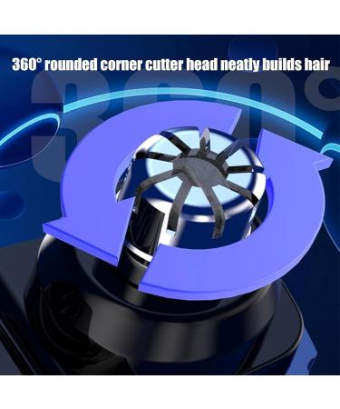 Waterproof Electric Portable Nose Hair Trimmer - 2 in 1 Ear & Nasal Cutter for Men & Women - Painless Precision Cutting - USB Rechargeable - Dust Protection Cap - Blue - Buy Online on GoSupps.com