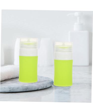 FRCOLOR Cylindrical Bottling Silicone Travel Containers Tooth Paste Dispenser Toothpaste Container Lotion Travel Makeup Container Empty Shampoo Shower Gel Bottle Pp Cylinder 8.3X3.6CM Green - Buy Online on GoSupps.com