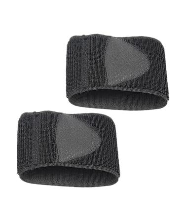 NOLITOY 1 Pair Foot Support Half Pad Arch Pad for Flatfoot Arch Supports Foot Protective Pad Flatfoot Correction Cushion Flatfoot Pad Foot Arch Support Feet Arch Pad Foot Arch Cushion Black 12.3x8x0.6cm