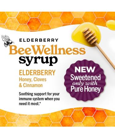 Norm's Farms Elderberry Extract & BeeWellness Syrup w/Pure Honey Bundle 2PK - Immune Support Elderberry Syrup for Kids & Adults - Made in USA Natural Ingredients Vegan Gluten-Free Non GMO (8 Oz) Elderberry Extract + Bee  - Buy Online on GoSupps.com