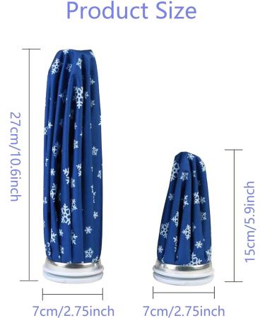Buy Reusable Ice Bags - Elbow Knee Shoulder Face Relief | Warm & Cold Compress | 2-Pack Ice Cream Bags for Sports Injuries - International Shipping - Buy Online on GoSupps.com