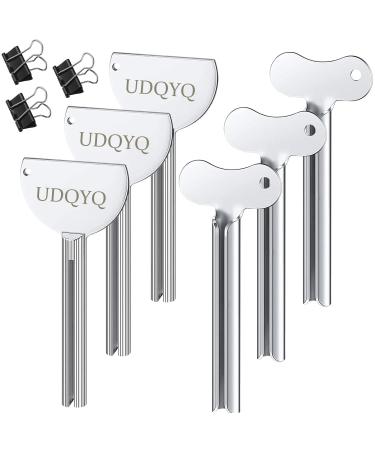 UDQYQ 6 pieces tubular stainless steel tube presser metal tube press tubes for toothpaste hair dye pigments suitable for kitchen bathroom studio. - Buy Online on GoSupps.com