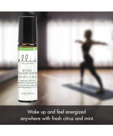 Ellia Essential Oil Roll-On | Jet Lag Blend| 10ml 100% Pure Therapeutic Grade Jet Lag 0.34 Fl Oz (Pack of 1) - Buy Online on GoSupps.com