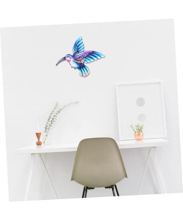 SUPVOX 2 Pcs Wrought Iron Bird Wall Hanging Metal Artwork 3d - Buy Online on GoSupps.com