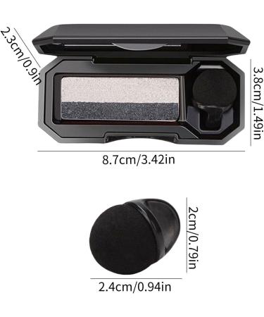 Eyeshadow Palette For Women | Gradient Pigment Eye Shadow Palette With Air Cushion - Glitter Makeup Palette Blendable Bright Makeup Palette Waterproof Eye Shadow Professional Beauty Eye Hersil Classic Black and White - Buy Online on GoSupps.com