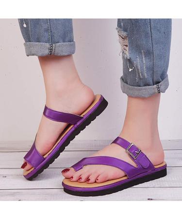 Creev Women s Flip Beach Sandals - Summer PU Leather Clip-Toe Flip-Flops Non-Slip Outdoor Casual Hiking Shoes (EU Sizes 37-43) - Buy Online on GoSupps.com