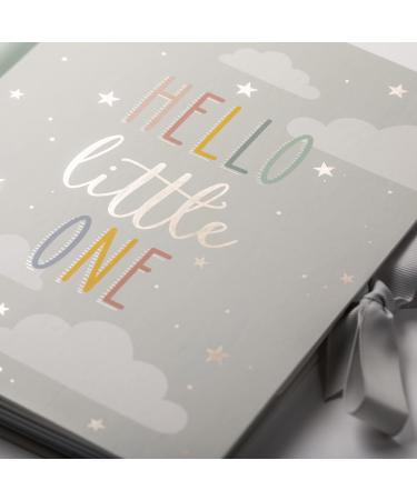 Busy B Baby Journal - Neutral Grey with Pockets and Stickers - Buy Online on GoSupps.com