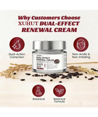 Dual-Effect Renewal Cream Infused with precious black and whiterice extracts Professional Skin Repair Anti-Aging Hydrating For all skin types 1.76 OZ (Pack of 1) 1.76 Ounce (Pack of 1) - Buy Online on GoSupps.com