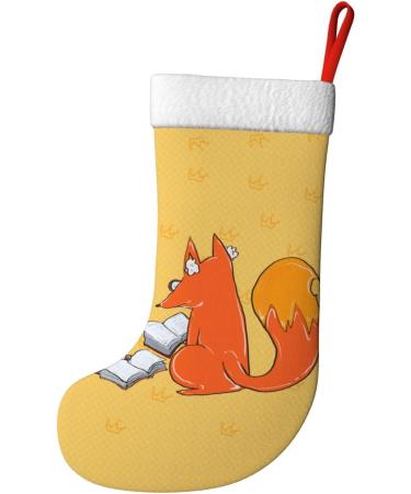 YYHHAOFA Sunflower Seeds and Foxes Prints Christmas Decorative Stockings : Soft Light and Tactile Suitable for Christmas Holiday Party - Buy Online on GoSupps.com