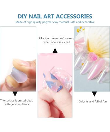 Housoutil 3 Sets Phone Stickers DIY Nail Art Accessories Nails Stud Ceramic Nail Slices Resin Stickers Fruit Stickers Nail Sticker Stickers for Phones 3D Earth Tones Button 4X4X2cmx3pcs As Shown Ax3pcs - Buy Online on GoSupps.com