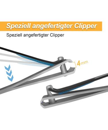 Long-Stem Nail Clipper with Magnifying Glass | Easy Cutting for Seniors Pregnant and Overweight | 80cm Reach for Comfort - Buy Online on GoSupps.com