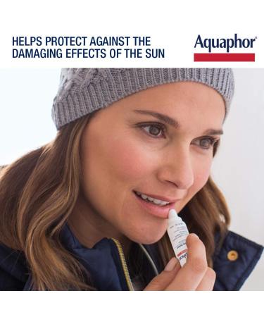 Aquaphor Lip Protectant + Sunscreen SPF 30 - Moisturizing Lip Care (0.35 oz) - Buy Online on GoSupps.com
