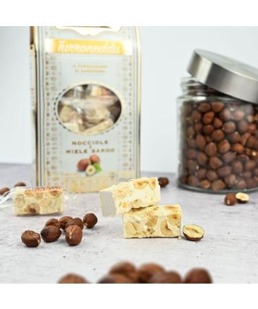 Buy Torroncini with Hazelnuts & Honey from Sardinia - 200g Gift Packaging | Artisan White Nougat & Torrone - Buy Online on GoSupps.com