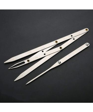 Gold Ratio Eyebrow Measure Ruler Stencil Tool - Stainless Steel - Buy Online on GoSupps.com
