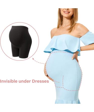 Gratlin Seamless High Waist Pregnancy Shapewear Shorts - S Black - Buy Online on GoSupps.com