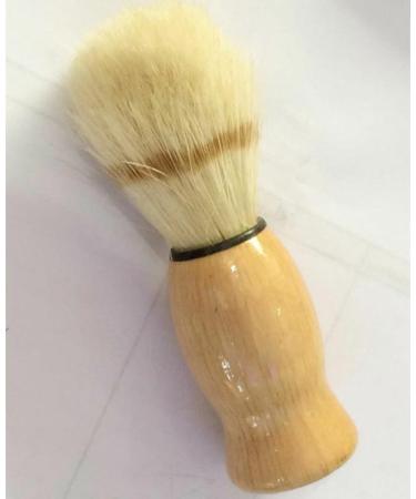 WANSUPYIN 2024 100mm Barber Salon Badger Hair Shaving Razor Brush with Wood Handle - Premium Shaving Tool for Smooth Shaves | International Shipping Available - Buy Online on GoSupps.com