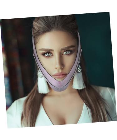 Baluue 1pc Thin Face Belt Tape Face Shaper Strap Lift Facial Slimming Strap -double Chin Mercerized Cloth 60X10.5X1cm Pink - Buy Online on GoSupps.com