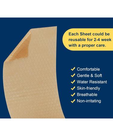 8 Pack Scar Away Silicone Scar Sheets - Breathable & Reusable Silicone Scar Tape - Buy Online on GoSupps.com