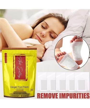 Anti Swelling Ginger Foot Patch - Herbal Detox Pads for Sleep & Fitness (30PCS) | Organic Ginger Foot Patches for Detoxification - Buy Online on GoSupps.com