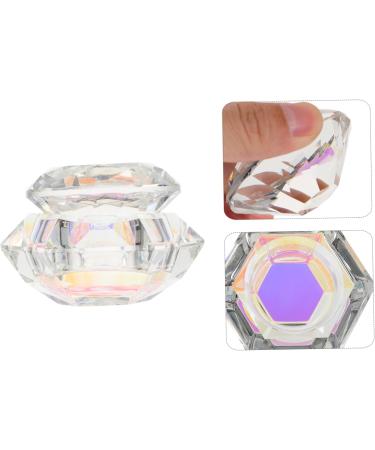 FRCOLOR Nail Art Crystal Cup Mini Crystal Bowl Nail Art Supplies Glass Tumbler with Lid Ring Holder Nail Liquid Cup Manicure Glass Cup Mini Bowl Cups White Crystal With Cover Accessories - Buy Online on GoSupps.com