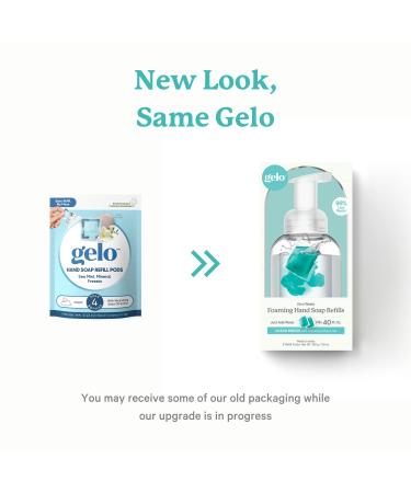 Gelo Eco-Friendly Foaming Hand Soap Refill Pods - 40oz Lemon, Basil & Geranium - Buy Online on GoSupps.com