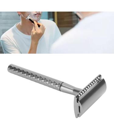 Double Edge Razor for Men - Durable Short Grip Safety Clipper Handle | Reusable Manual Grooming Tool - Buy Online on GoSupps.com