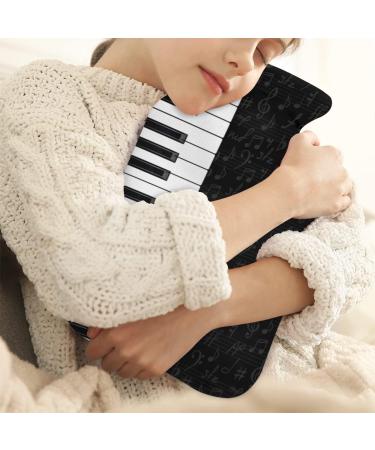 Heat Bottle with Music Piano Buttons | Fluffy Cover 2L Capacity Hot Water Bottle for Pain Relief & Cozy Nights - Buy Online on GoSupps.com