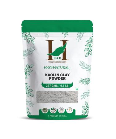 H&C HERBAL INGREDIENTS EXPERT H&C Kaolin Clay Powder - 227 Grams | For Acne  Blackheads Skin Face Mask