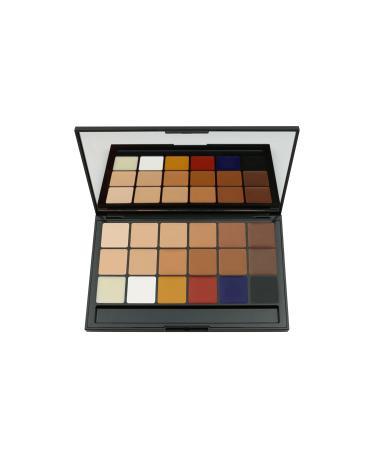 RCMA Vincent Kehoe 18 Part Ultimate Complexion Palette KJB  Impeccable Complexion  HD Look  Professional Stage Theater & Movie Makeup  For All Skin Tones  18 Colors