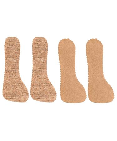 Abaodam 2 Pairs Heel Inserts for Women Shoe Insoles plantillas Shoes Too Big Cushion Inserts Foam Filler- Cork Insoles Adhesive Shoe- Insoles Shoes Inserts Female Insoles